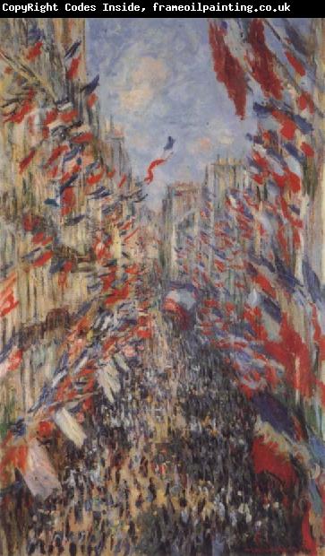 Claude Monet The Rue Montorgueil,3oth of June 1878